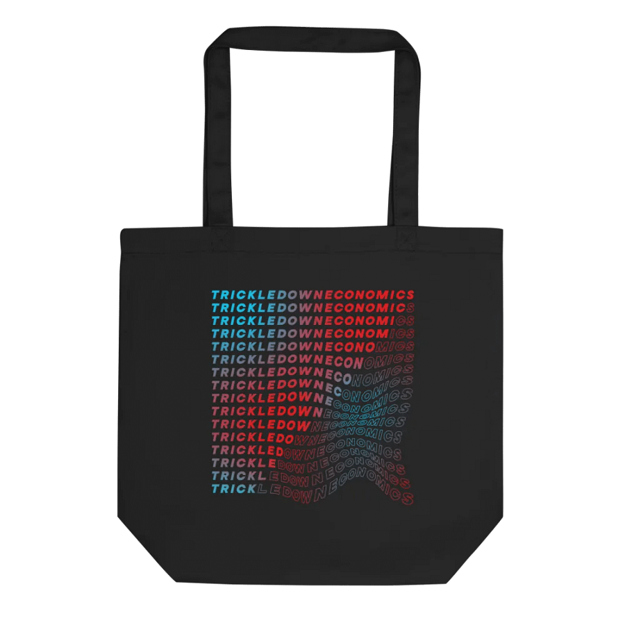 Trick Economics Tote (gradient on black) product image (2)