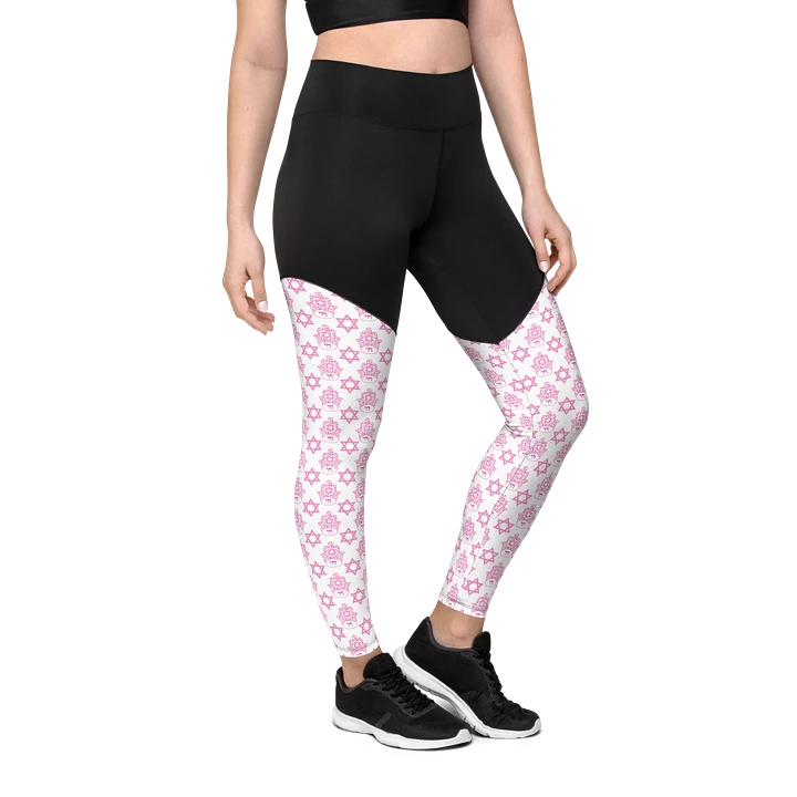 Pink Star of David Leggings product image (1)