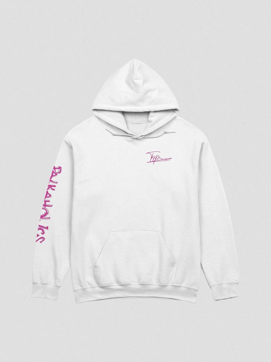 T4P Hoodie, White/Violet (Gildan Classic) product image (1)