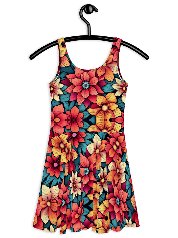 Blossom Chic: Floral Skater Dress for Spring and Summer product image (2)