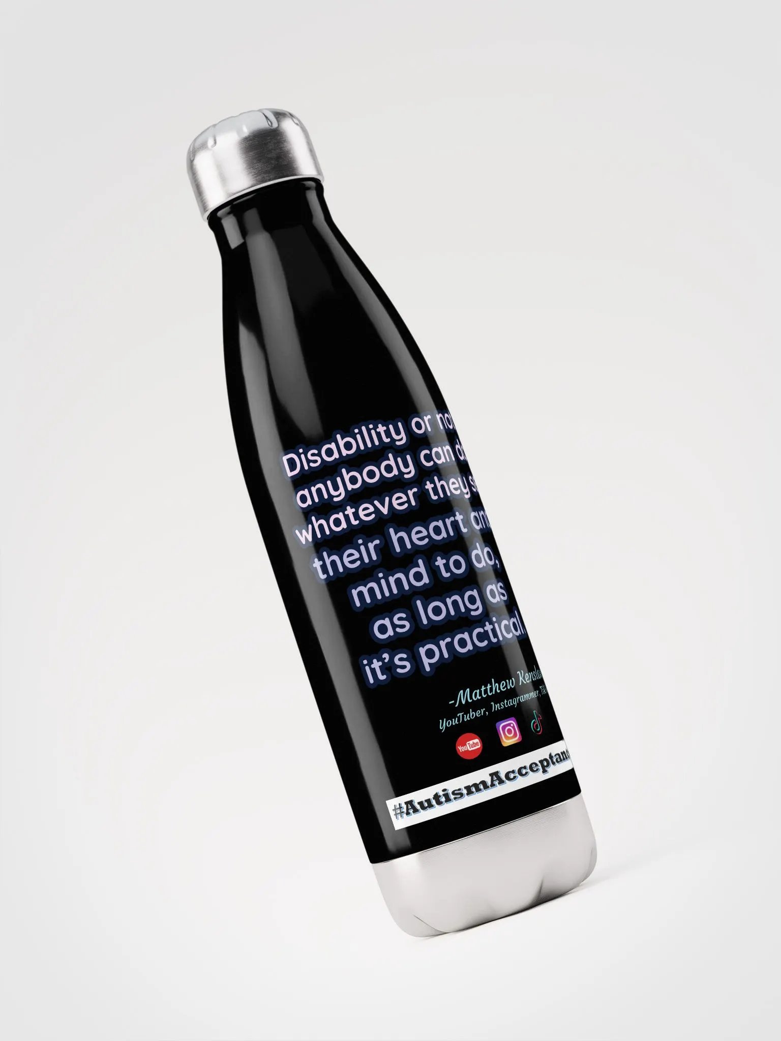Stainless Steel Water Bottle [Quote 2] product image (3)
