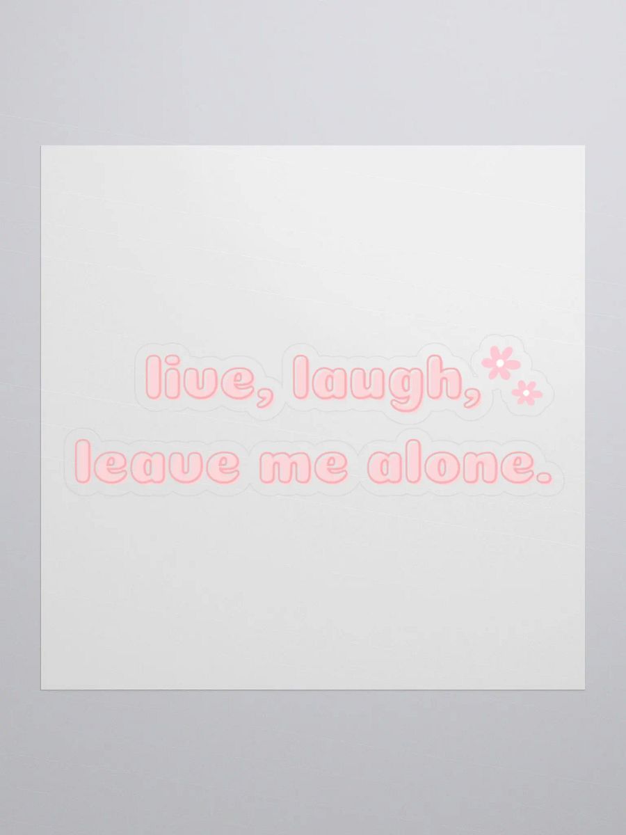 Leave me alone sticker product image (1)