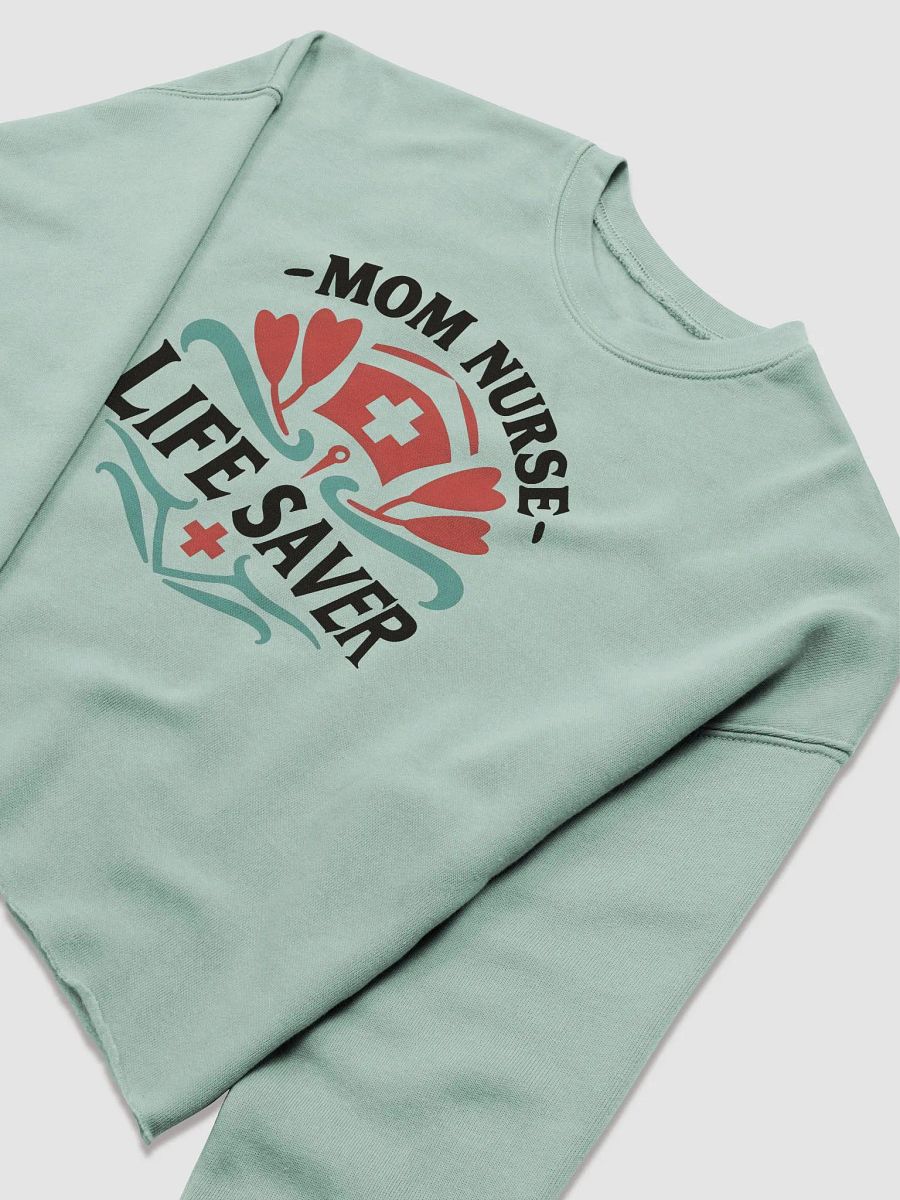 Mom Nurse Life Saver Crop Sweatshirt product image (9)