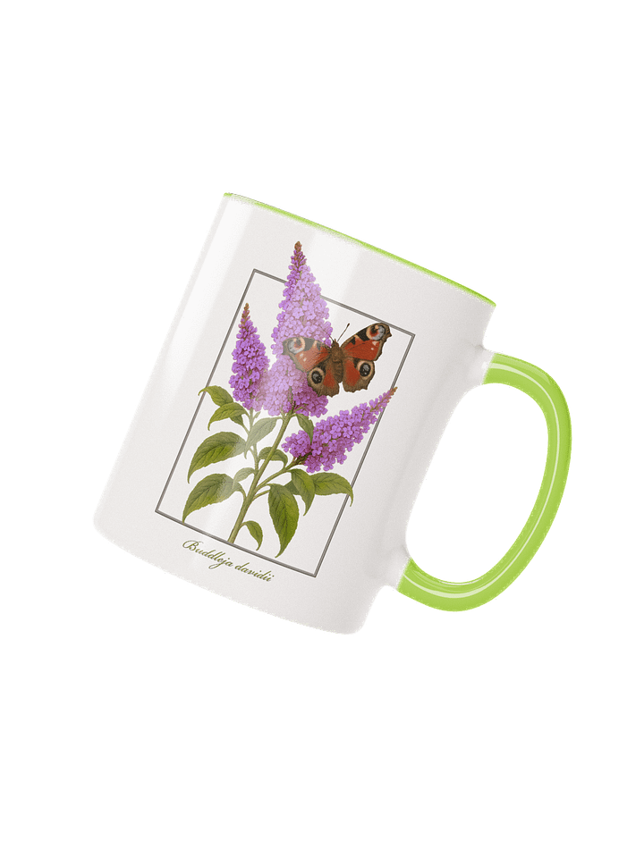 butterfly bush (Buddleja davidii) - ceramic mug product image (2)