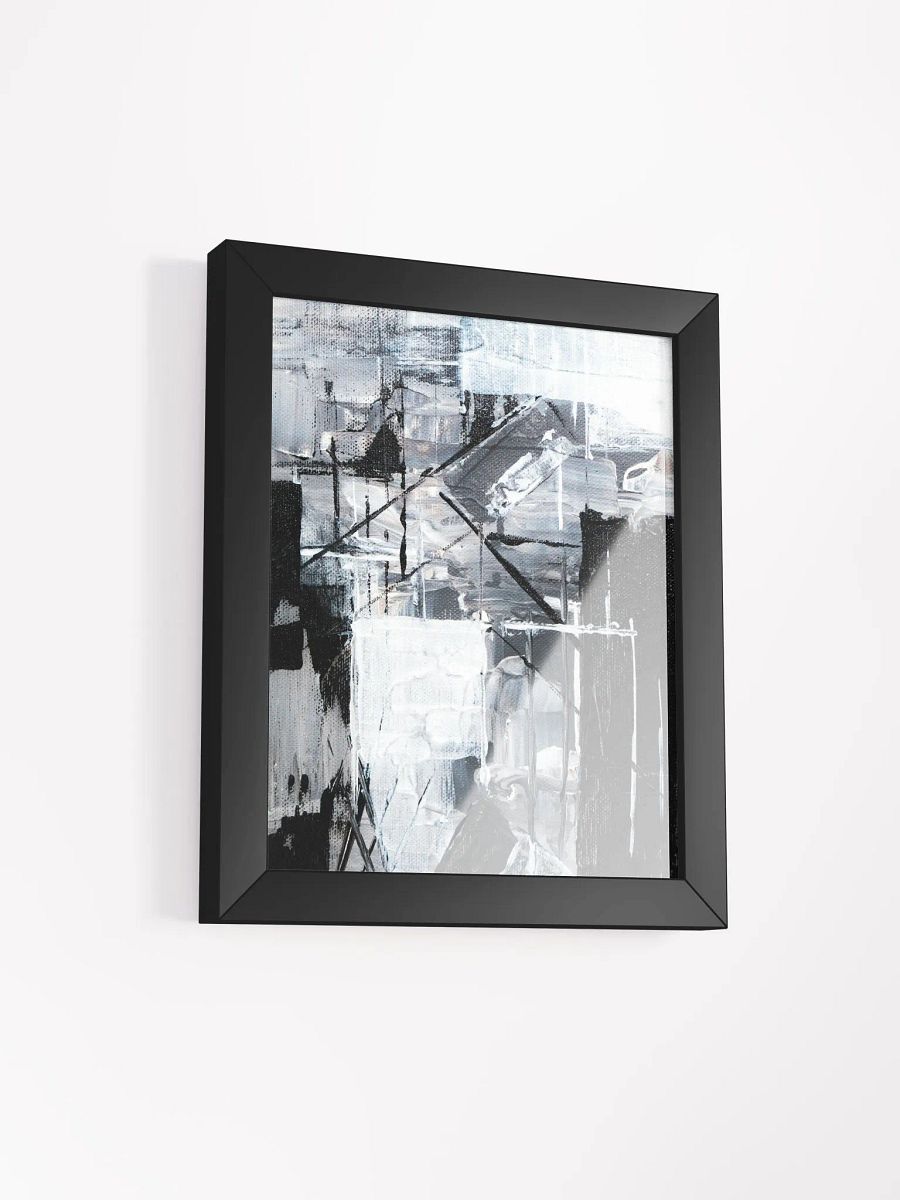 Monochrome Chaos Framed Poster product image (17)