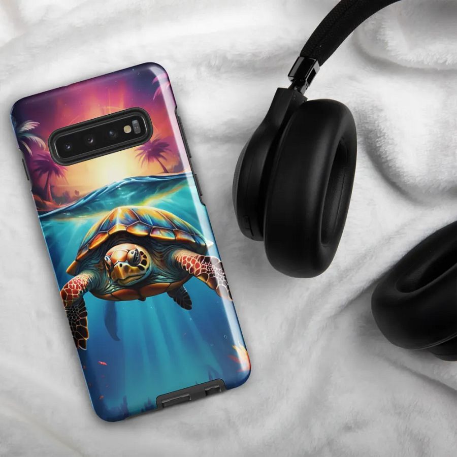 Tropical Turtle Adventure Samsung Galaxy Case product image (50)