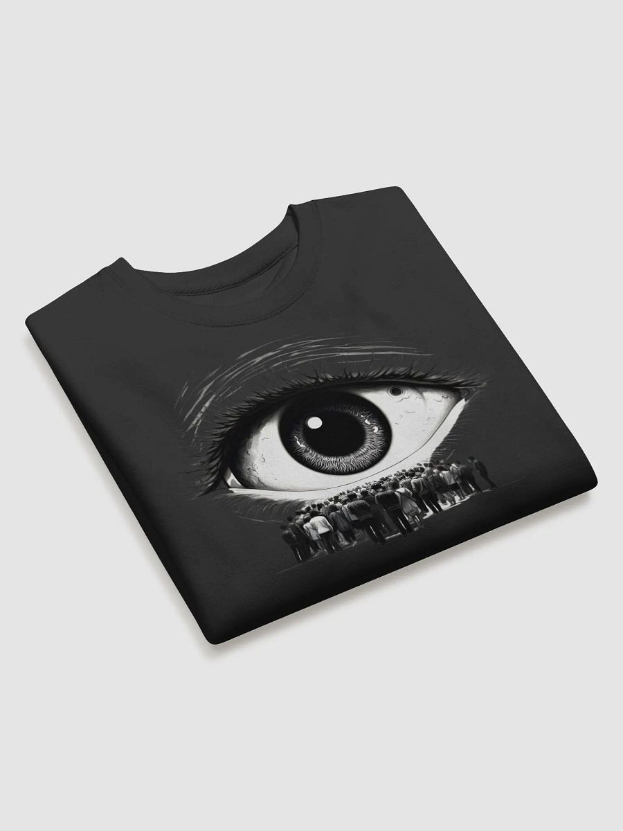 Orwell Dystopic Society Watchful Eye Long Sleeve Sweater – Thought-Provoking Dystopian Art Pullover product image (3)