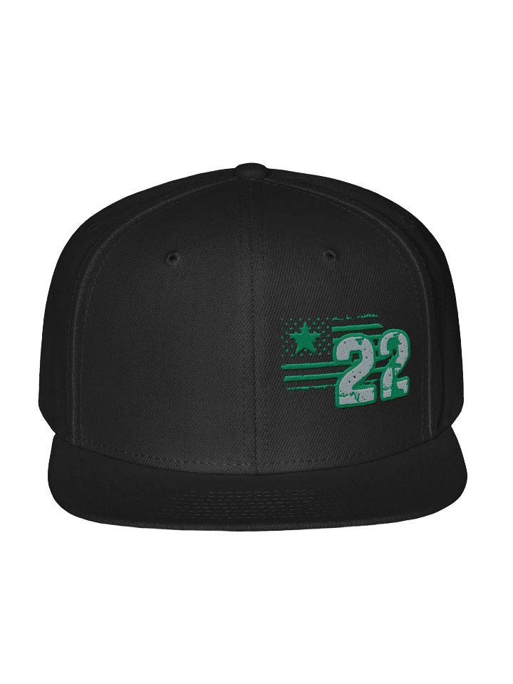 GREEN STAR FITTED HAT product image (1)