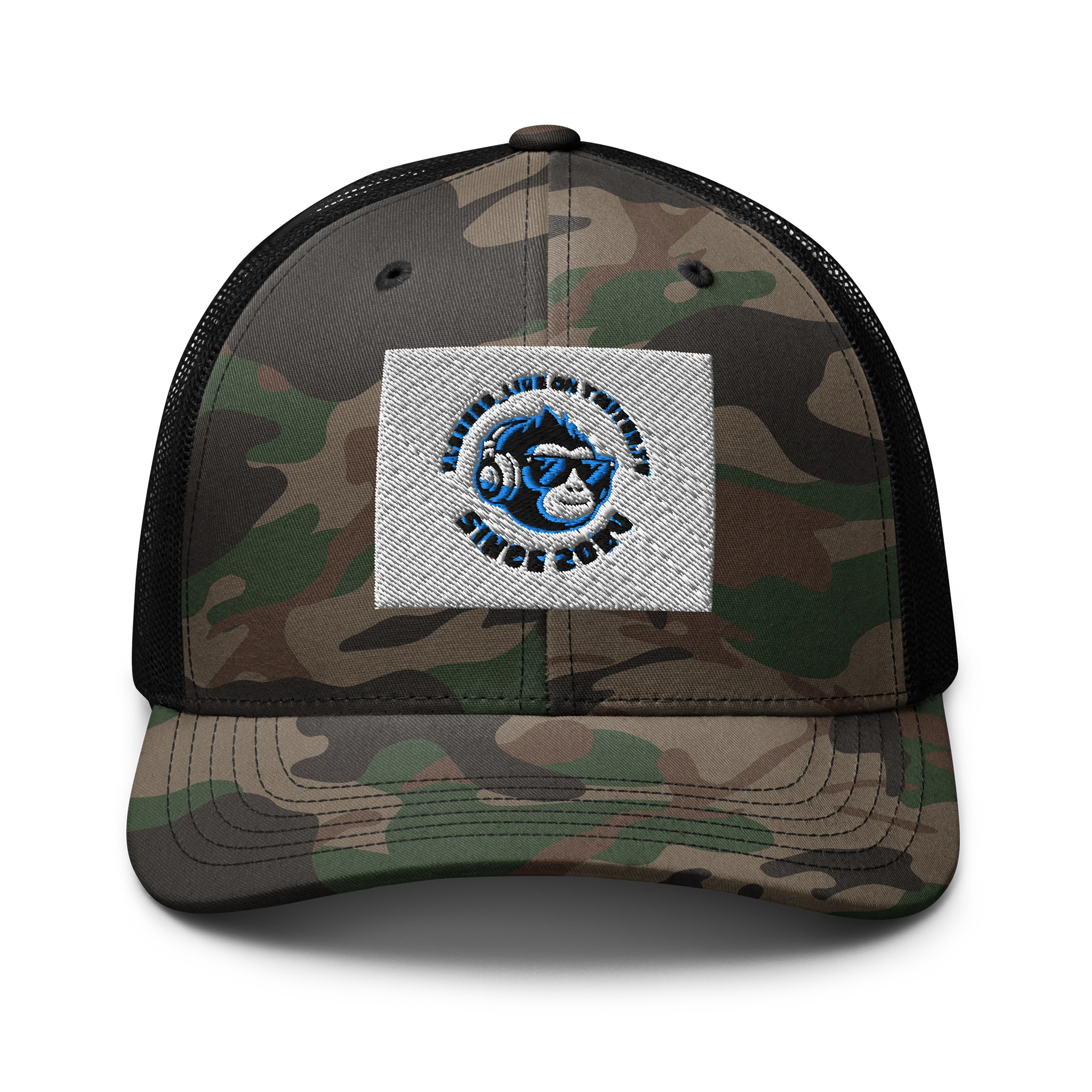 KLOVER3_LIVE Camo Monkey Trucker Hat product image (1)