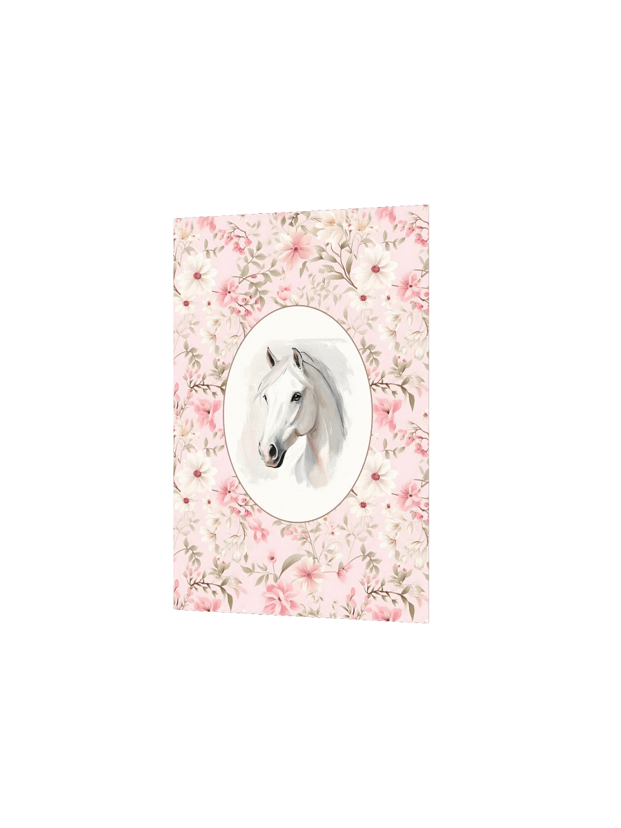 Horse on Pink Floral Pattern Nursery and Home Decor product image (5)