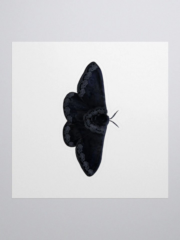 Gothic Lace Moth Sticker product image (2)