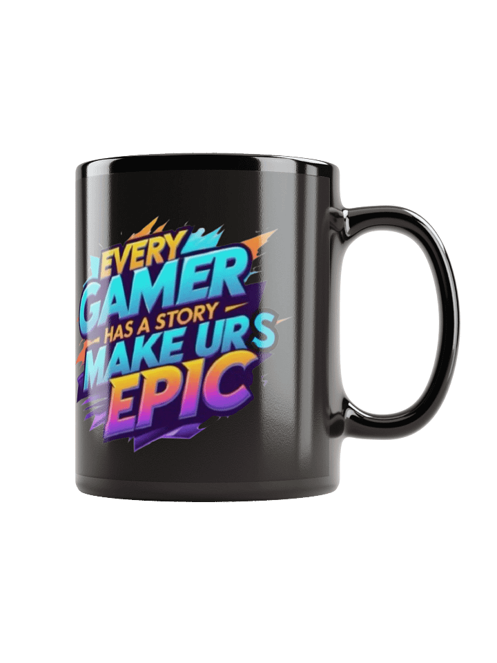 JohnTopGaming Black Glossy Mug product image (1)