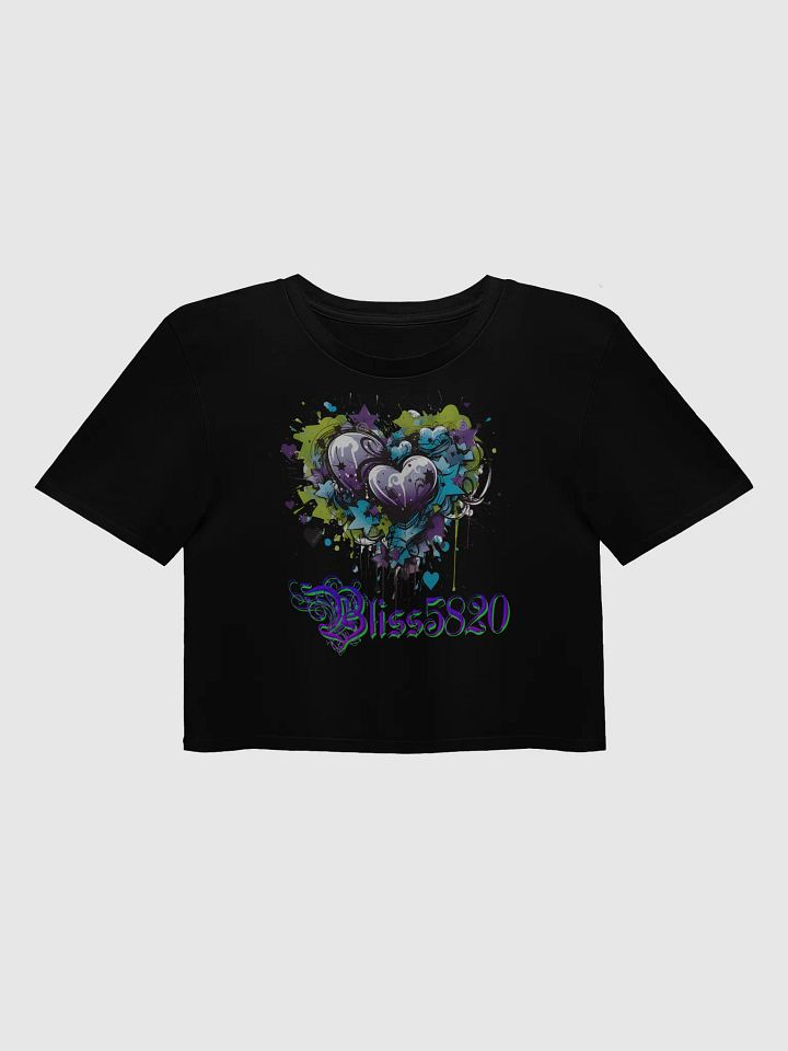 Glitter Spiral Women's Crop Top product image (1)