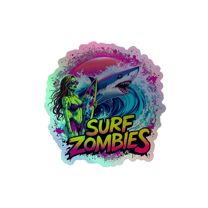 He'e Nalu Holographic Sticker product image (1)