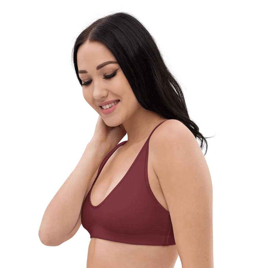 Chocolate Eco-Green Padded Bikini Top product image (2)