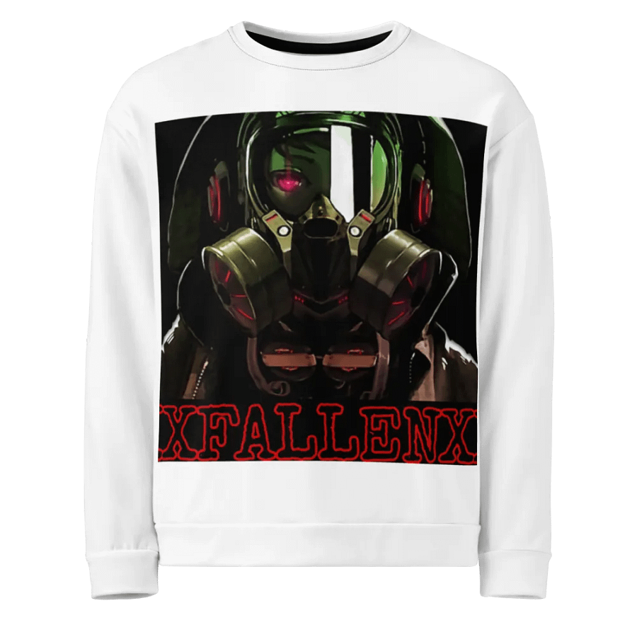XFALLENX Futuristic Gas Mask All-Over Print Sweatshirt product image (1)
