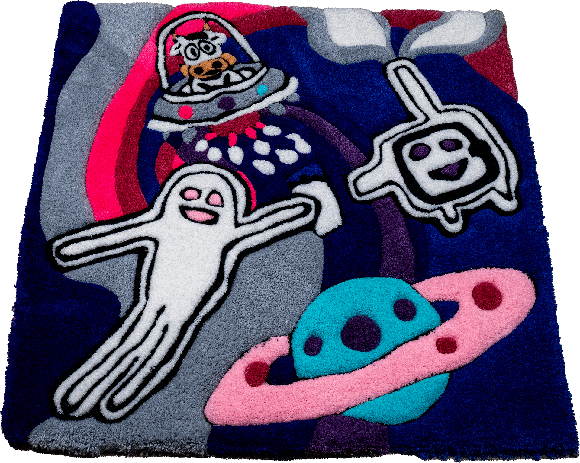4' x 4' Rug: Please Pass The Milkyway Please product image (1)