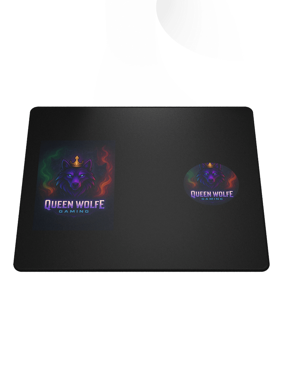 Crowned Wolf Gaming Mouse Pad product image (1)