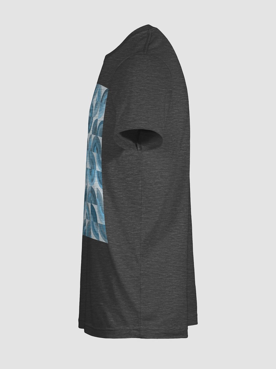 Geometric Blue Circle Pattern T-Shirt product image (47)
