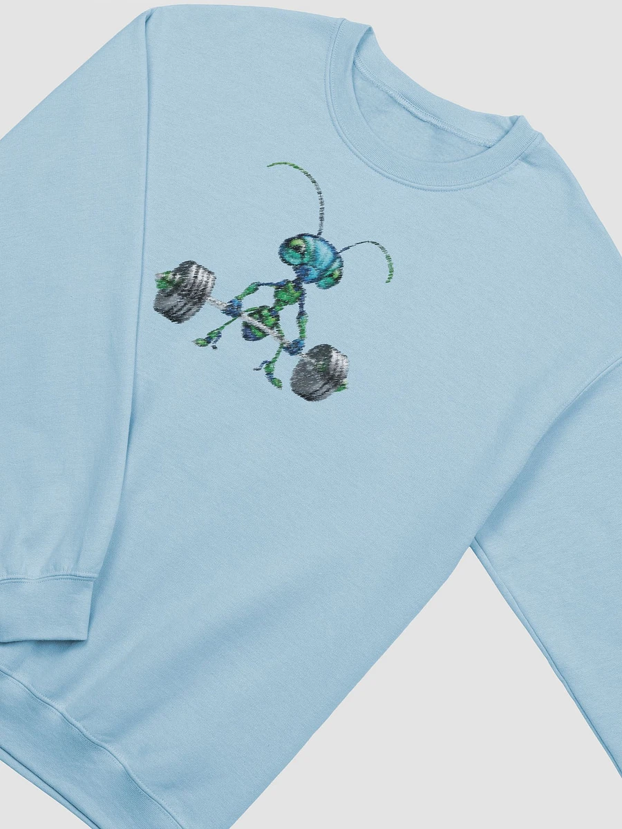 Pixelated Ant Weightlifter Crewneck Sweatshirt product image (11)