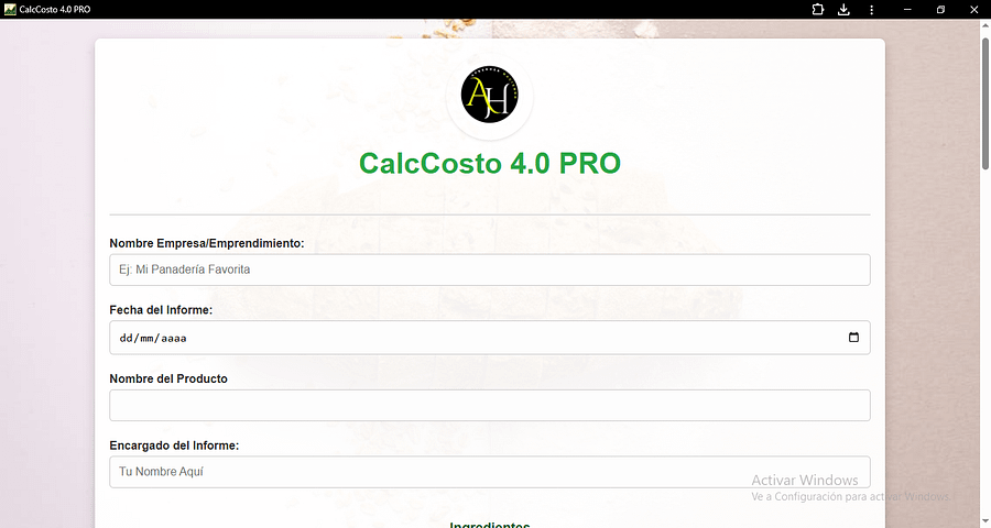 CalcCostos 4.0 PRO product image (2)