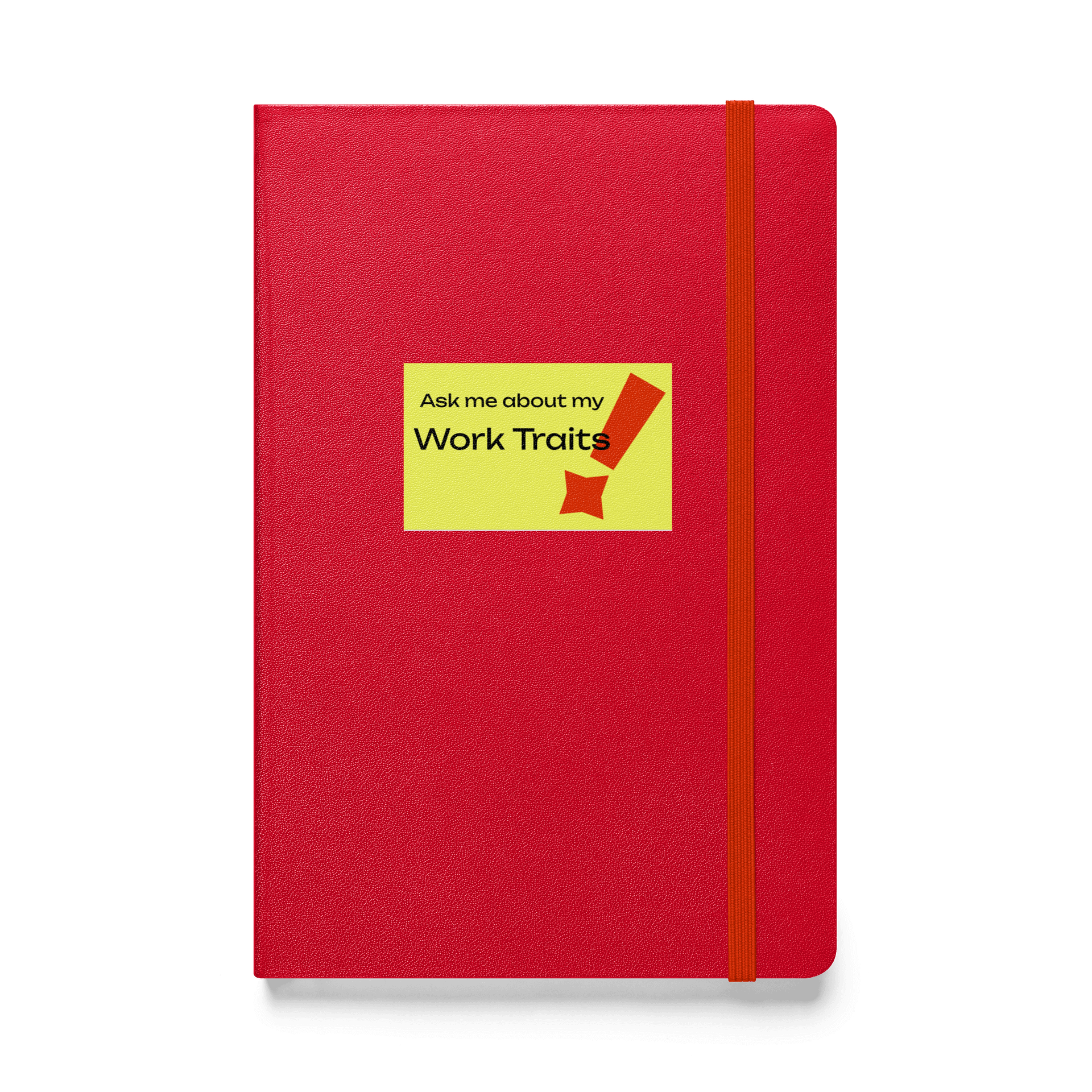 Work Traits Hardcover Lined Notebook (Blank) product image (1)