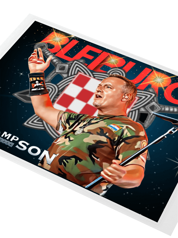Patriotic Camo Mic Sticker Sheet product image (2)