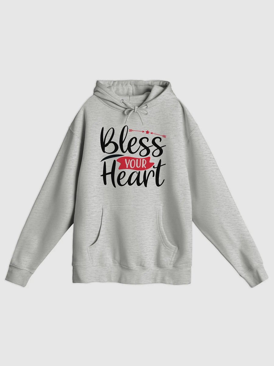 Bless Your Heart Pullover Hoodie (Front Only, Black Text) product image (3)