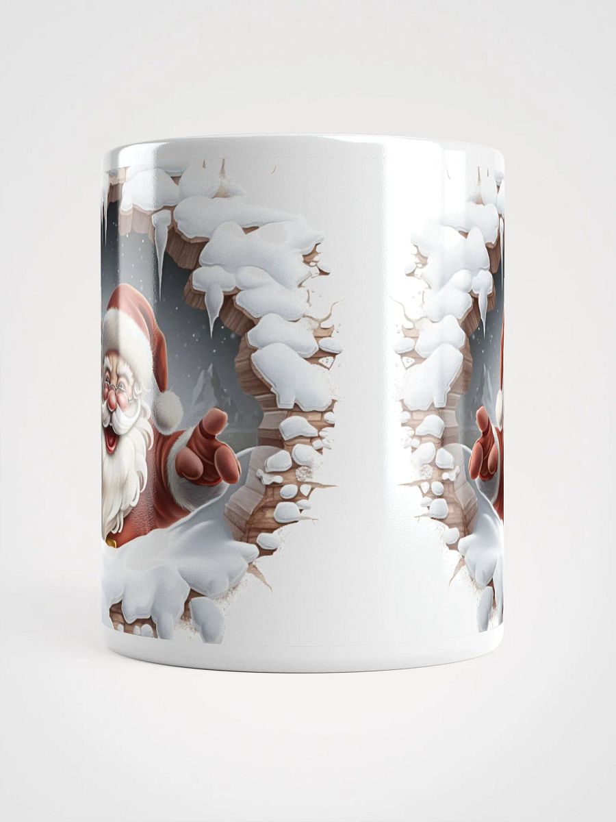 Santa's Snowy Cavern 3D Christmas Mug - Enchanting Double-Sided Wonder product image (14)