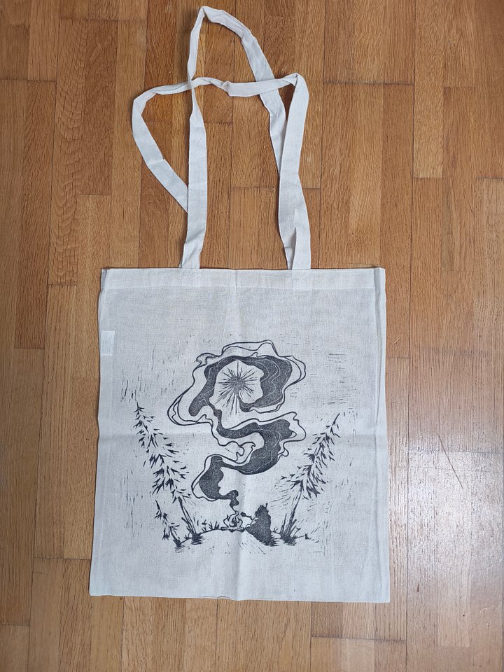 Hand printed tote bag (outer wilds) product image (2)