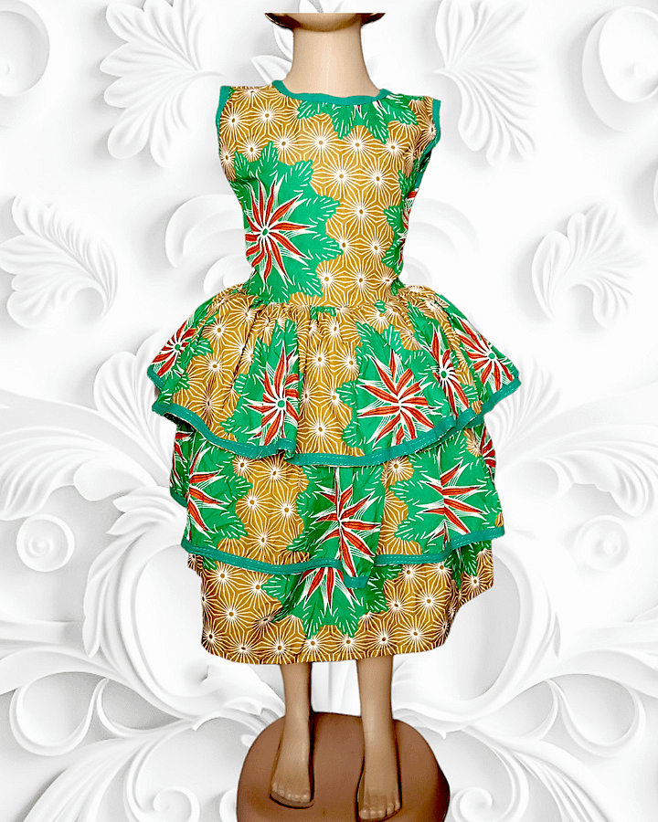 Children 3 tiered short gown product image (1)