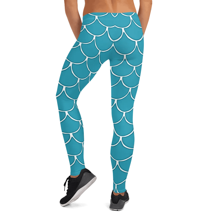Mermaid Print Leggings – Enchanting, Stylish & Ultra-Comfortable product image (12)