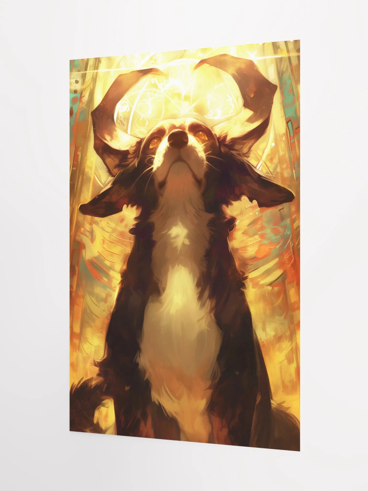 Celestial Canine Glow Poster product image (3)