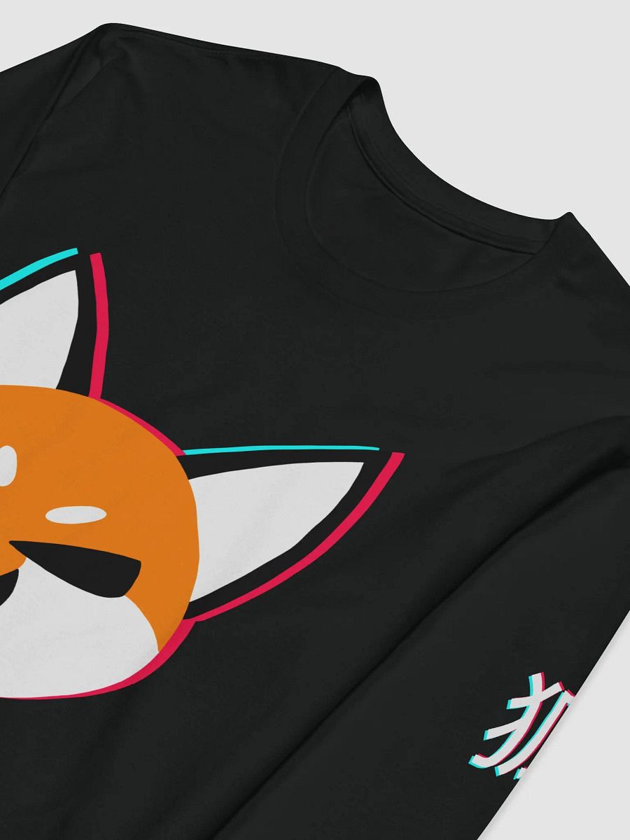 狐 3D Trippy Fox Lineless Long Sleeve Crew product image (8)