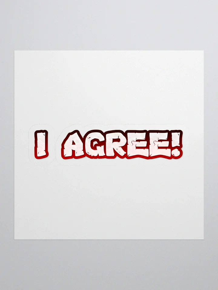 CRAVONE - I AGREE STICKERS product image (1)