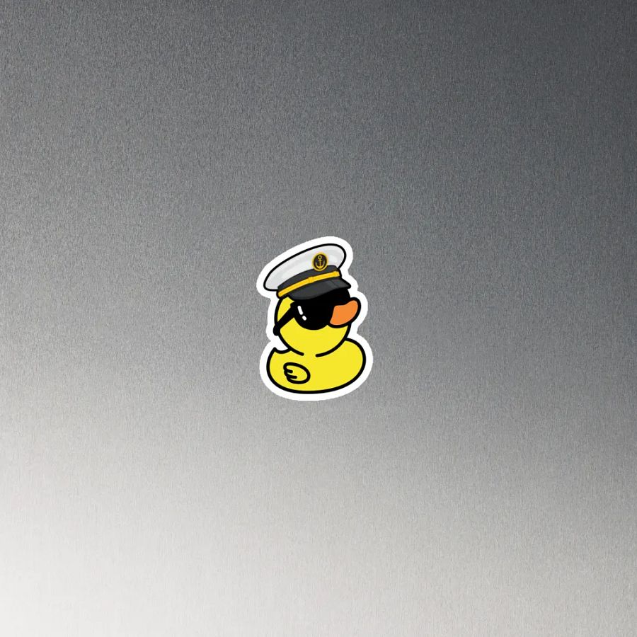 Captain Cruise Duck Magnet product image (2)