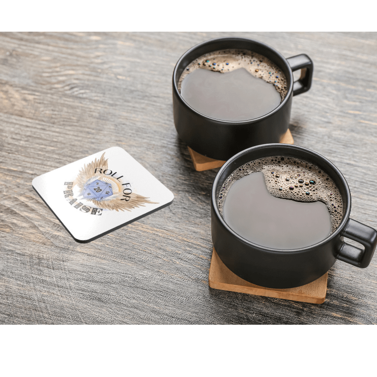 Roll for Praise coaster product image (1)