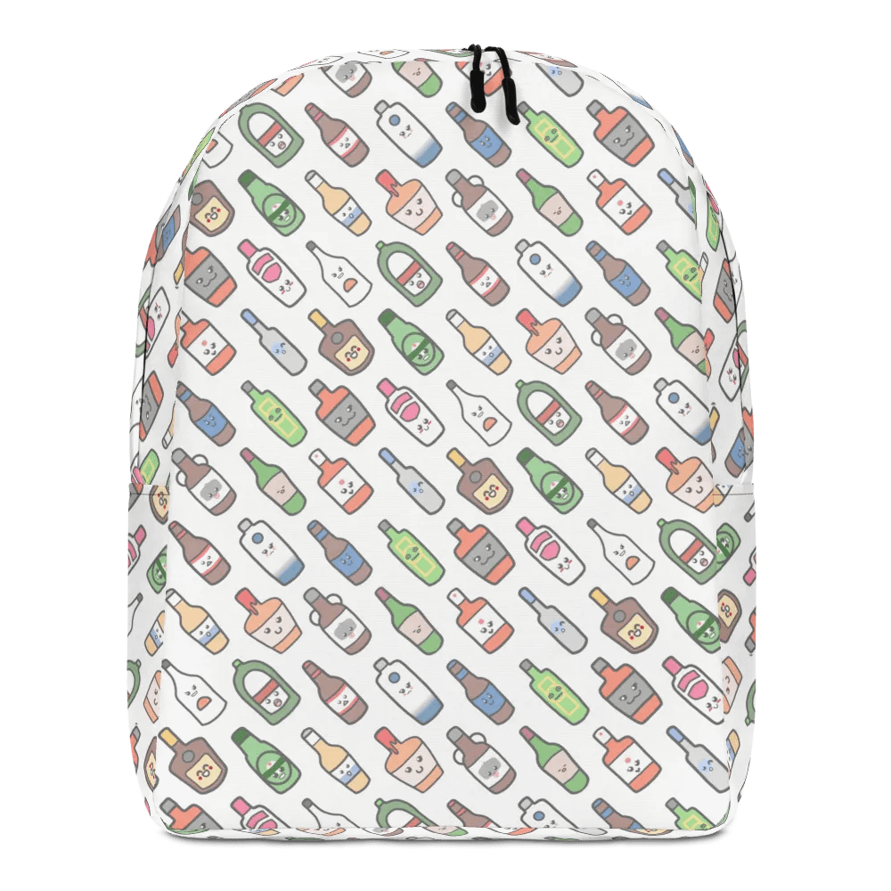 Kawaii Bottles Minimalist Backpack product image (1)