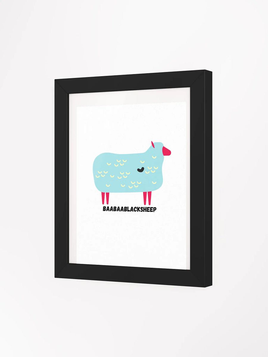 Baabaa Black Sheep Framed Poster product image (47)