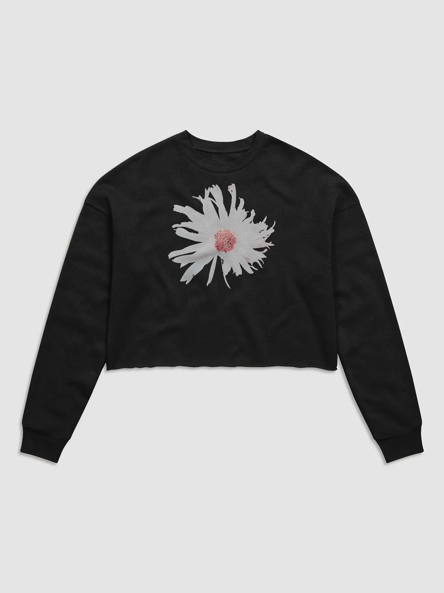 Daisy Flower Ladies Cropped Fleece Top product image (1)