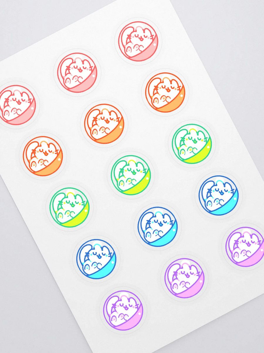 🌈🐾 Capsule Toy Cat Sticker Sheet! | By Plushpon product image (2)