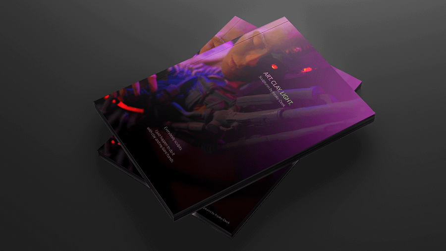 PREORDER: Artbook "ART. CLAY. LIGHT. - Sculptures by freaky-Deek" product image (1)