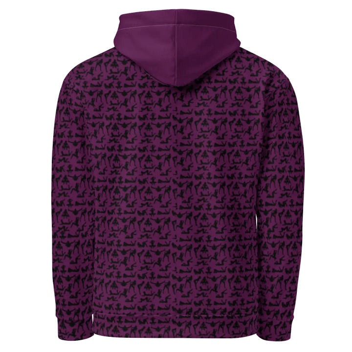 Sexy Ladies Silhouettes - Tyrian Purple | Unisex Hoodie product image (2)