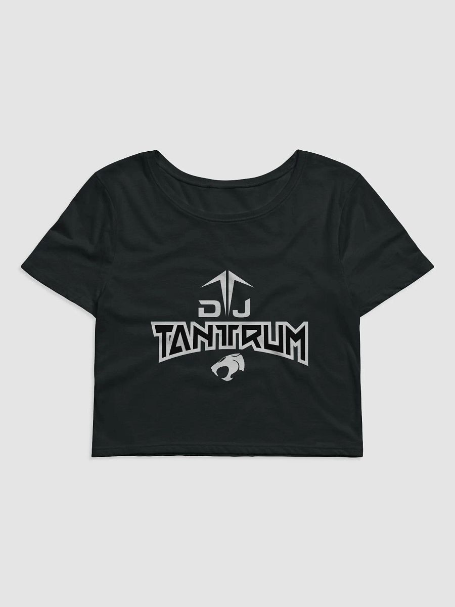 Women's DJ TanTrum Crop T-Shirt (Black) product image (1)