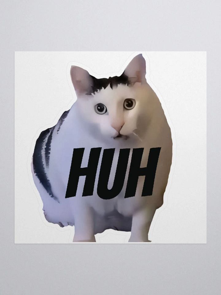 Huh Cat Meme Stickers product image (1)