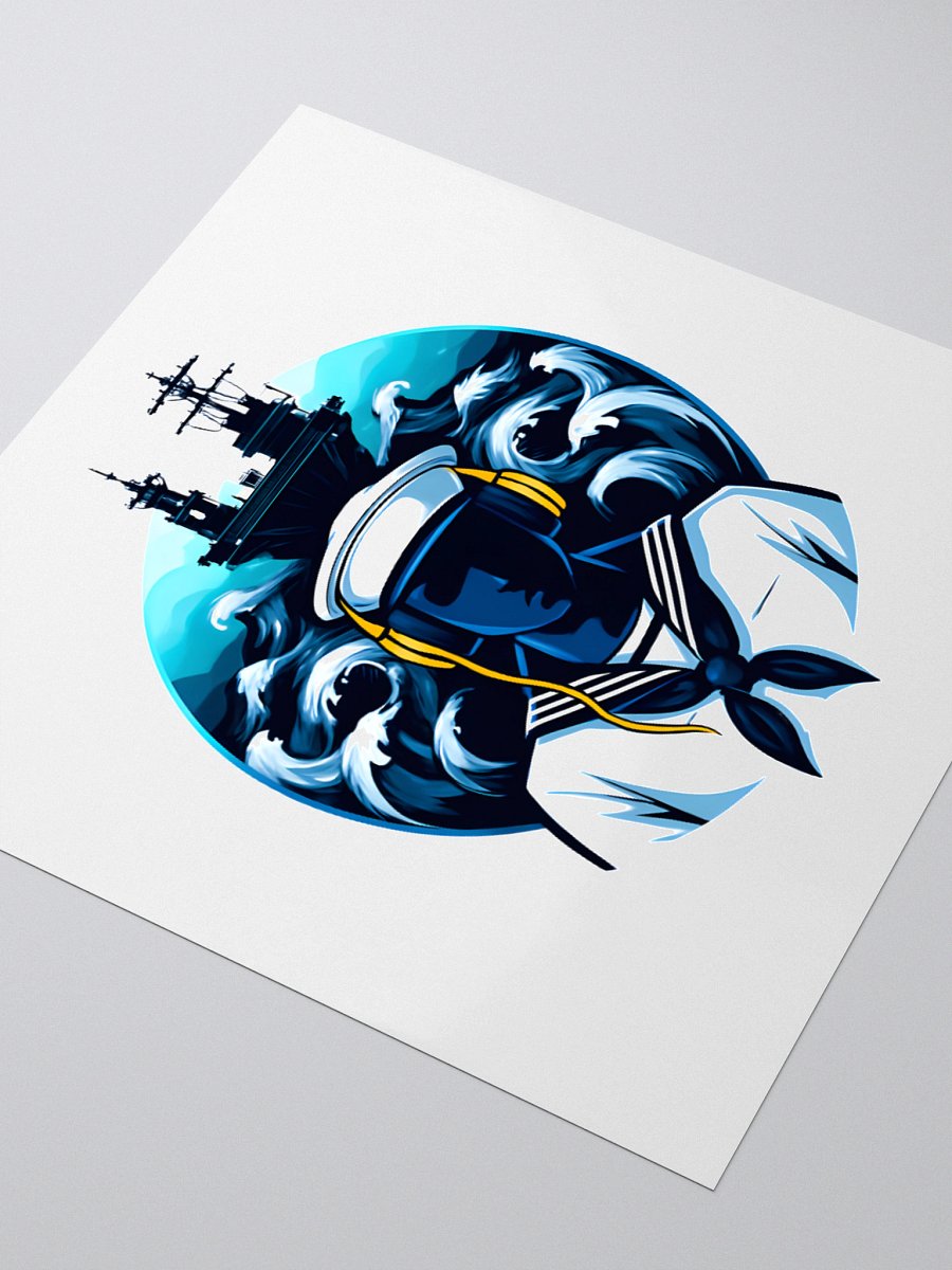 Sailor Waves Kiss Cut Stickers product image (9)