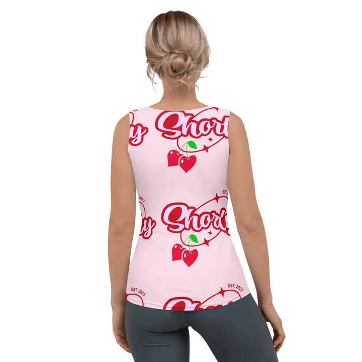 Miss Shorty Heart Shaped Cherries Logo Tank Top product image (2)