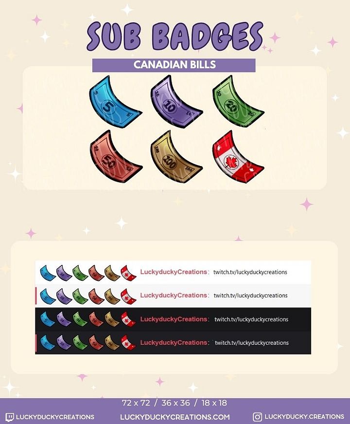 Canadian Bills Sub Badges product image (1)
