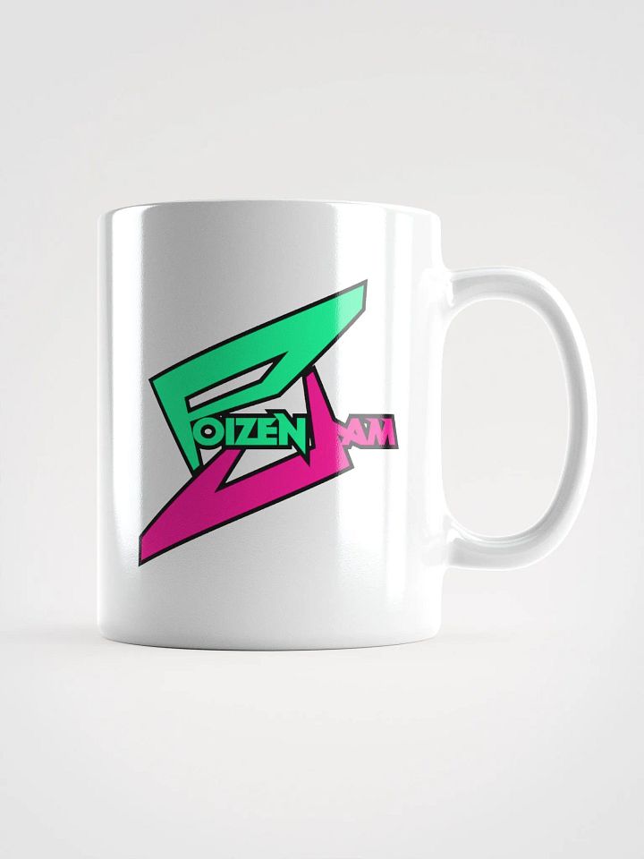 PoizenJam Logo Mug (White) product image (1)