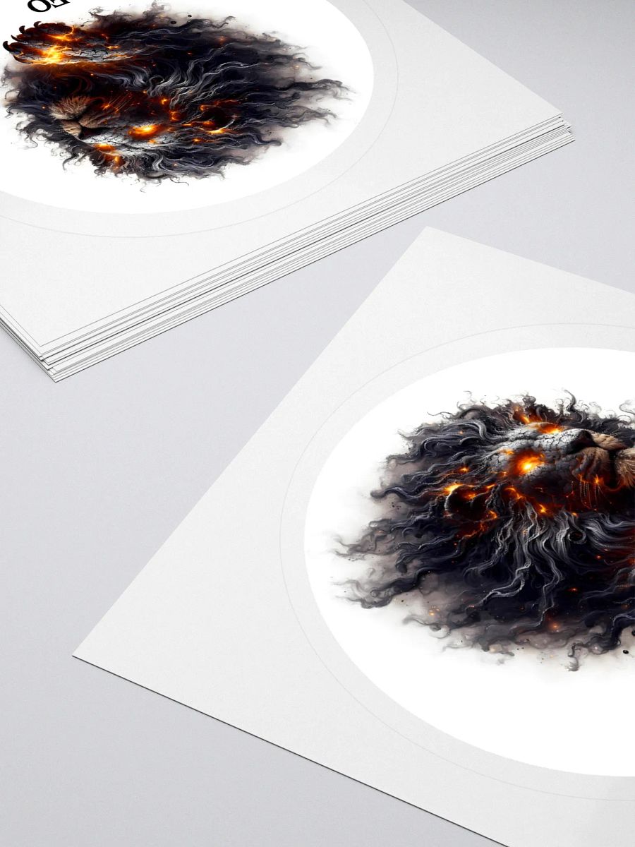 Mythical Leo Zodiac Round Sticker product image (11)